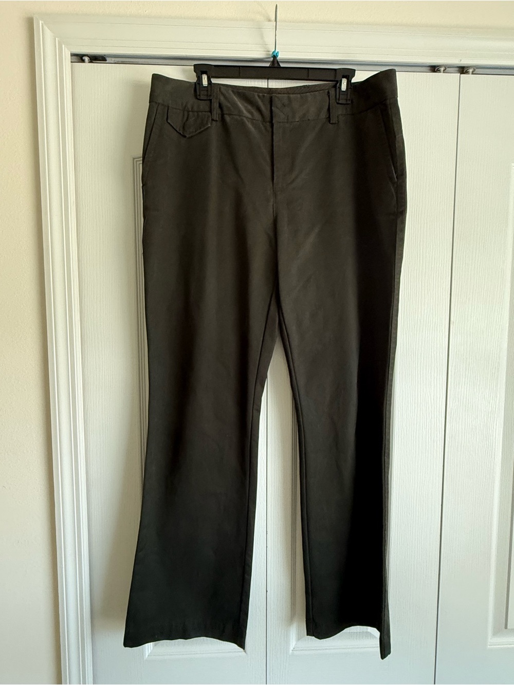 Eddie Bauer Olive Wide-Leg Jeans